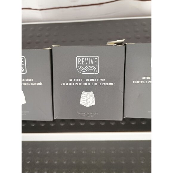 Revive Scented Oil Warmer Cover In Silver Glaze - Picture 4 of 10